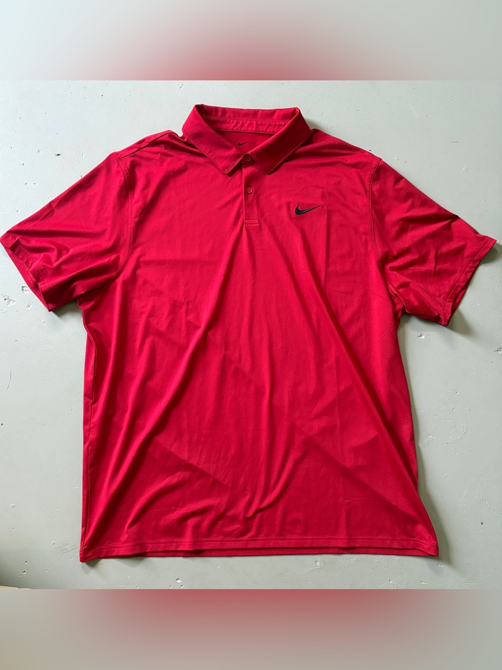 Nike Velocity Dri-FIT Tiger Woods Golf Polo Red Mens XXL - Only Worn Once!